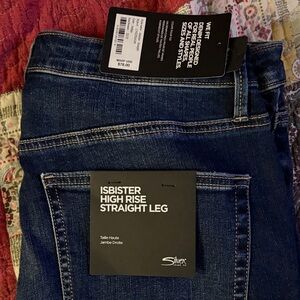 Silver Jeans High Rise Straight Leg - Blue